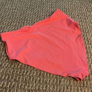 Peach High waisted Bathing Bottom